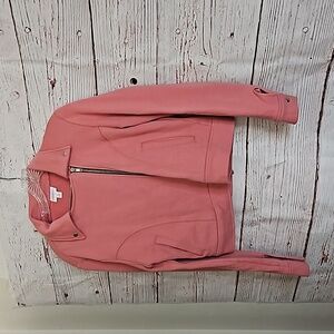 Pink Cropped Jacket